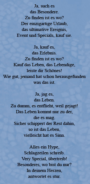 Gedicht April 2013
