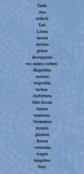 Gedicht April 2013
