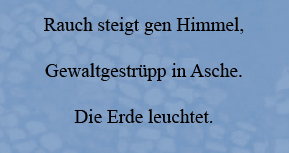 Gedicht Juli 2020